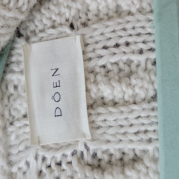 Doen Cozy Cable Knit Sweater in Cream - Picture 8 of 9
